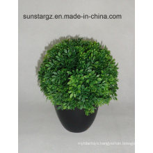PE Thee Leaf Ball Artificial Plant for Home Decoration (49624)